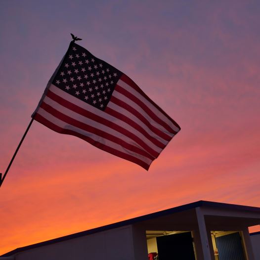 American Flag (credit: REUTERS)