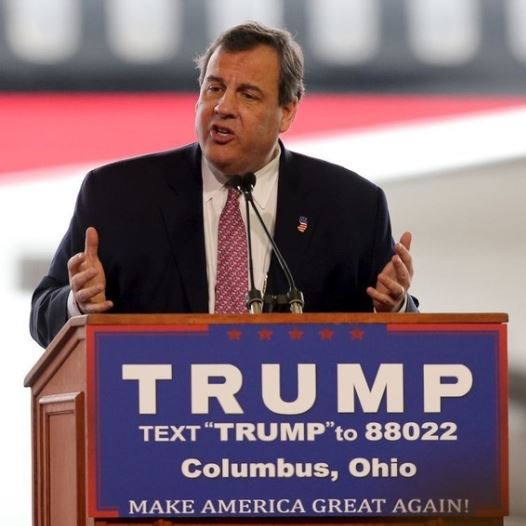 New Jersey Governor Chris Christie