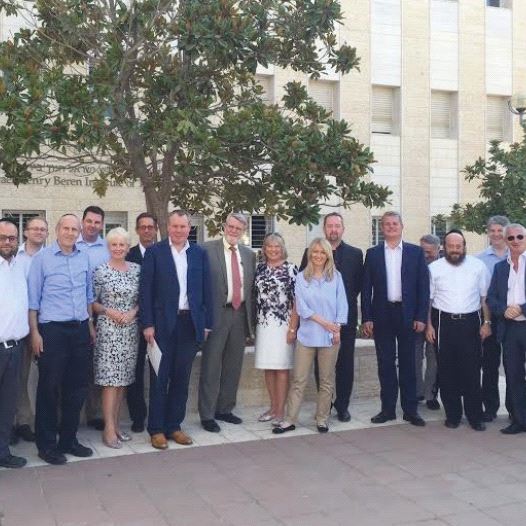 CONSERVATIVE FRIENDS of Israel at the Jerusalem College of Technology. (credit: Courtesy)