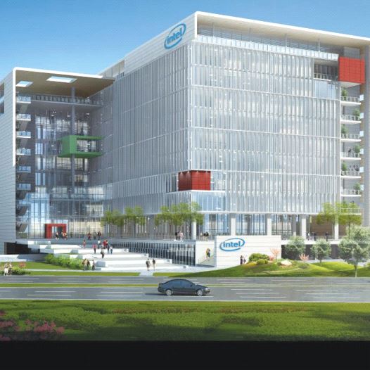 INTEL ISRAEL has started construction on a new building in Petah Tikva. It will help save energy, allow employees to control their environment, and will include labs, restaurants, a cafe, gym, spa and convention center. (credit: INTEL)