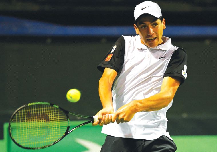Israeli tennis fans got a look into the future on Sunday when Yshai Oliel won his exhibition match following the completion of the national team&rsquo;s Davis Cup win over Sweden at Ramat Hasharon.