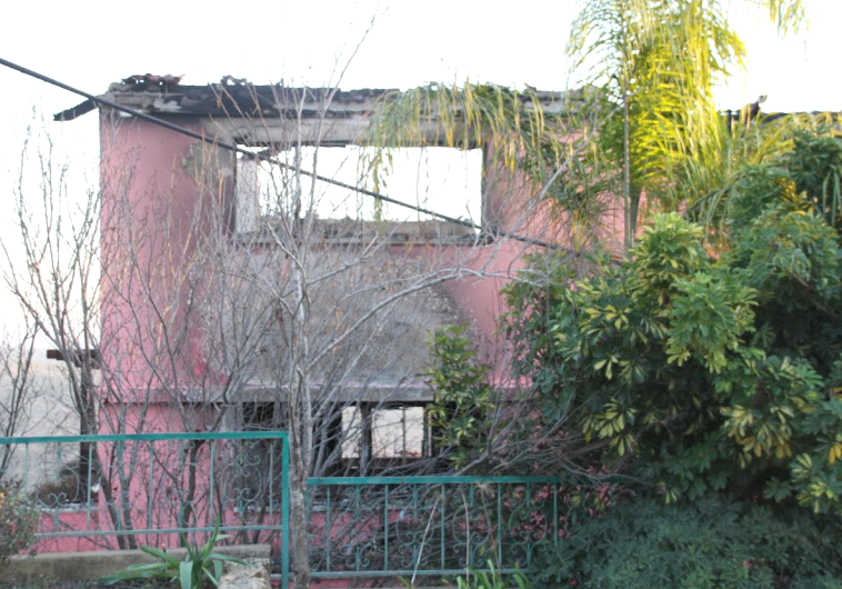 The pink exterior of the home. Photo: Tovah Lazaroff.