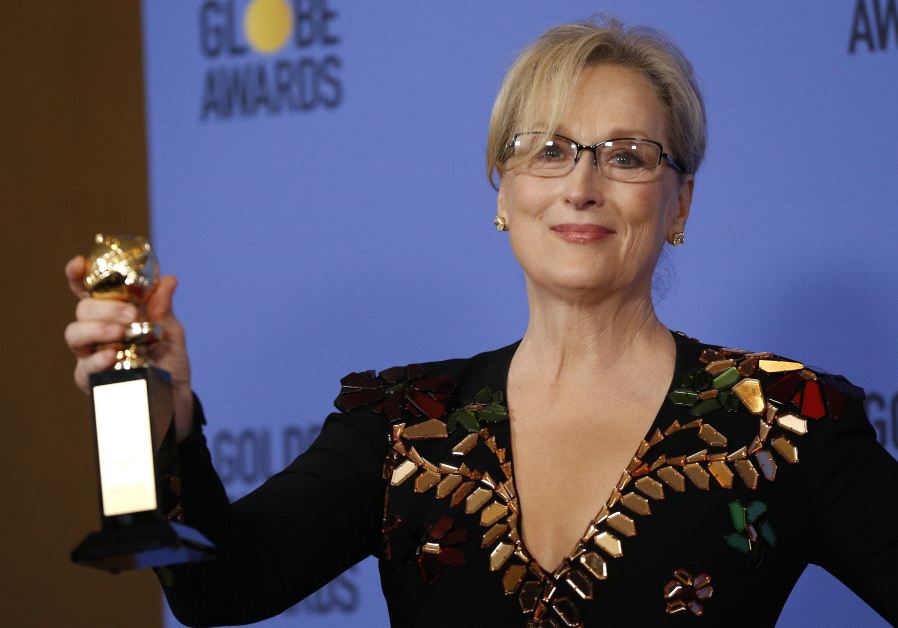 Meryl Streep at the 74th Annual Golden Globe Awards show in Beverly Hills, California, US, January 8, 2017 (credit: REUTERS)