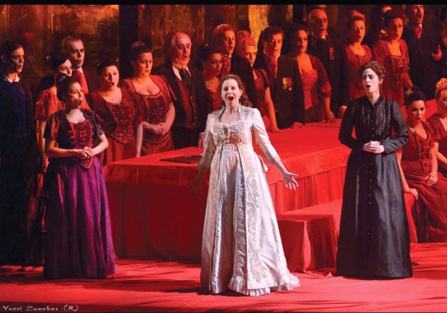 ISRAEL OPERA’S production of ‘Lucia di Lammermoor.’ (credit: YOSSI ZWECKER)