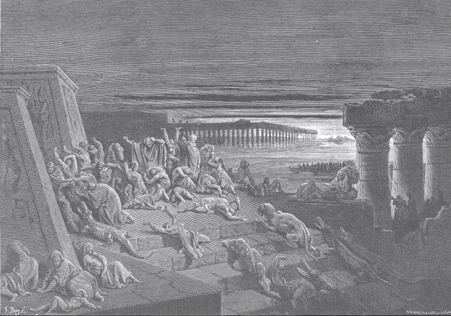 The Plague of Darkness by Gustave Dor&eacute;