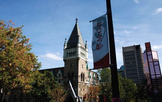 MCGILL UNIVERSITY campus in Montreal