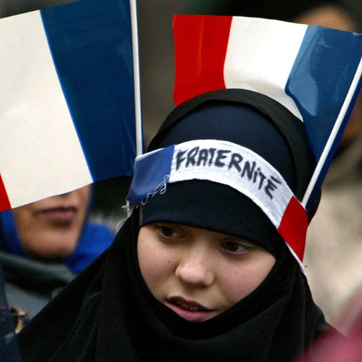 Woman in hijab in france   (credit: REUTERS)