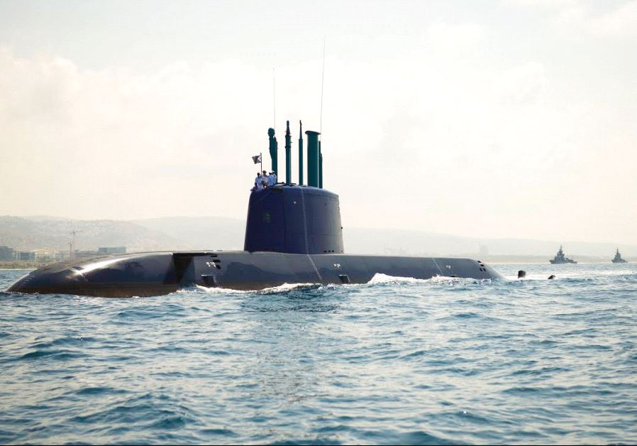 The Dolphin-class submarine first entered service in 2000 (credit: IDF SPOKESMAN’S UNIT)