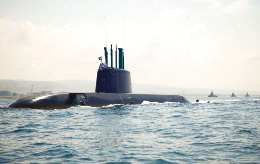 The Dolphin-class submarine first entered service in 2000 (credit: IDF SPOKESMAN’S UNIT)