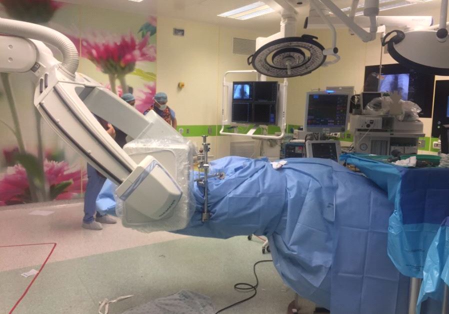 Rare orthopedic surgery with robotic assistance.
