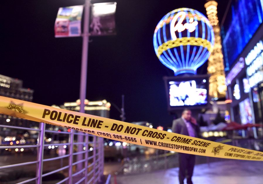 Police tape in Las Vegas [Illustrative]