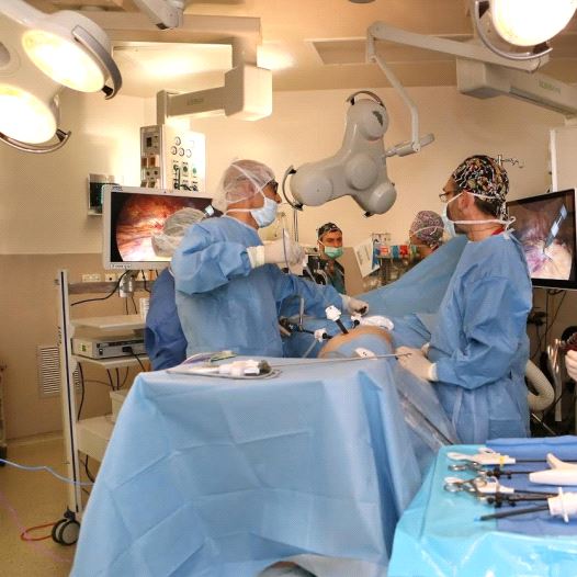 Kidney transplant operation at Rambam Hospital in Haifa (credit: PIOTR FLITR)