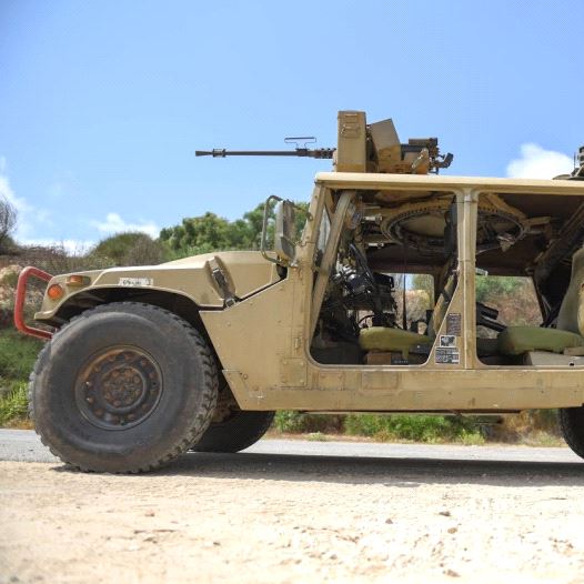 Autonomous Hummer built by Israel Aerospace Industries