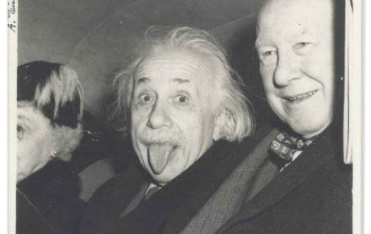 Iconic Albert Einstein 'tongue' photo (credit: NATE D. SANDERS AUCTIONS)