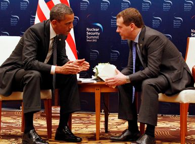 Obama is accused of "caving" to Russians