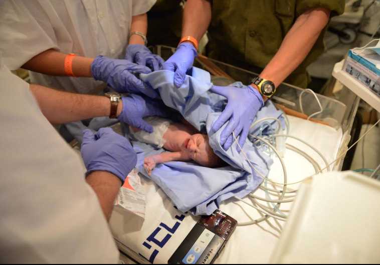 The first birth at the IDF field hospital in Nepal
