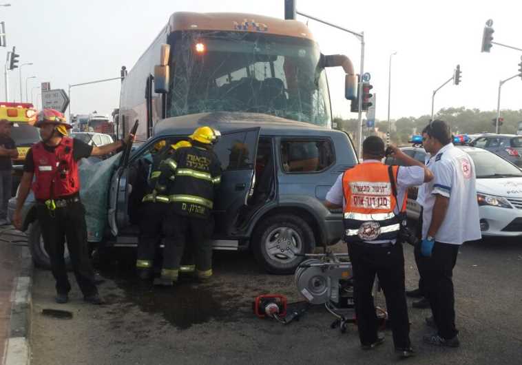 Tragic car crash that killed 3 in the Negev‏.