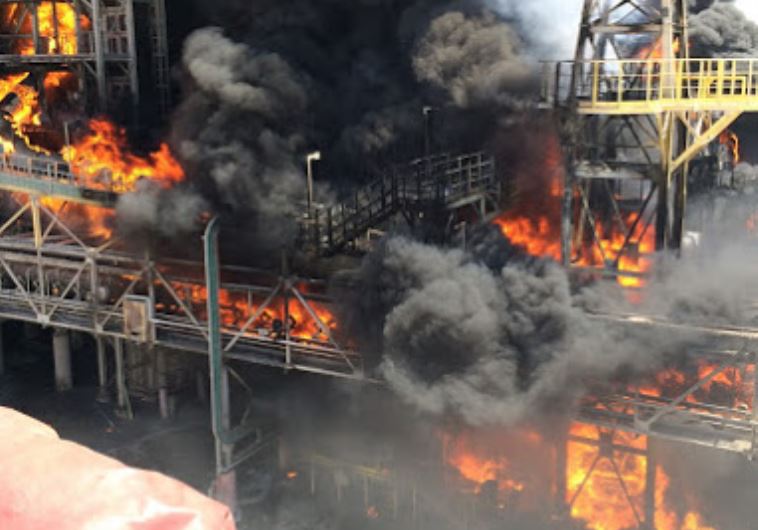 Fire in Dimona factory