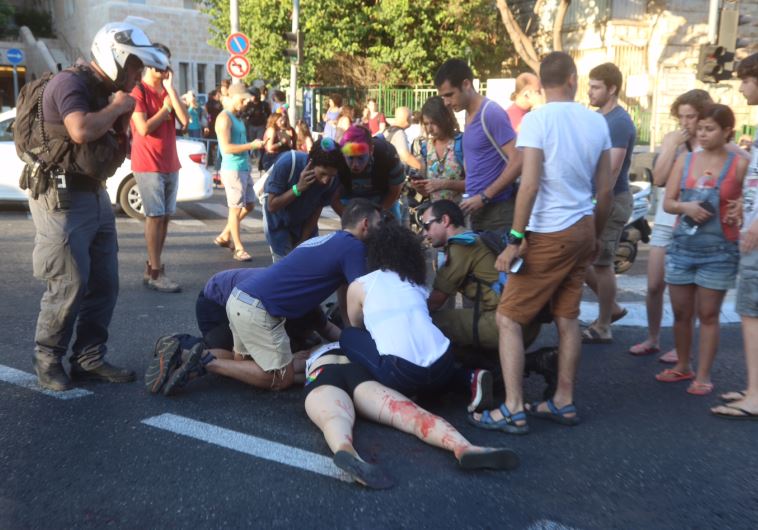 Stabbing at J'lem gay-pride parade