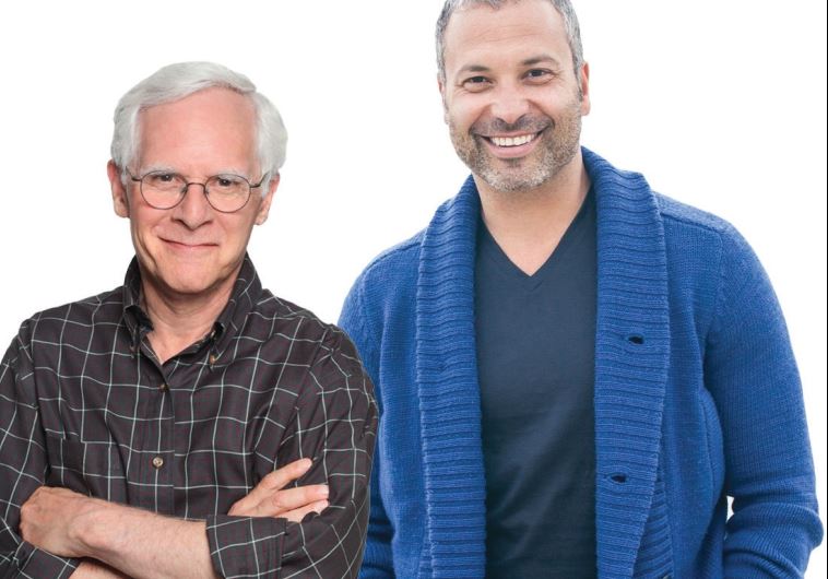 Rabbi Bob Alper (left) seen here with comedic partner Ahmed Ahmed.