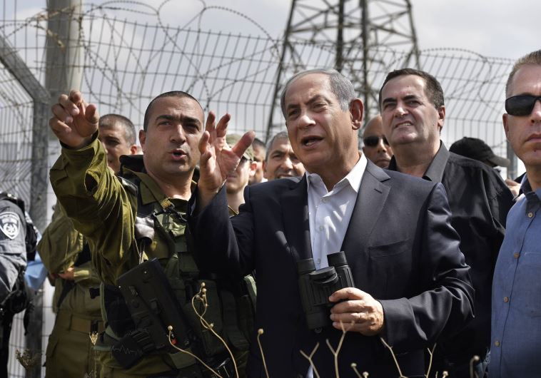 Netanyahu visits road 443
