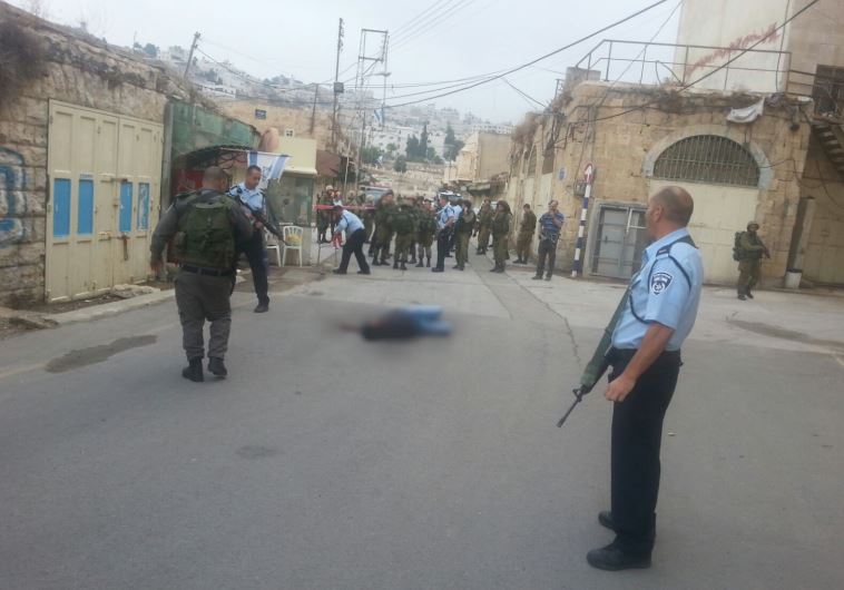 The terrorist neutralized in Hebron after an attempted stabbing attack on October 26, 2015