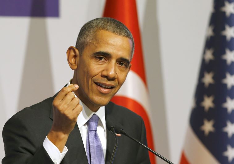 US President Barack Obama addresses a news conference following a working session at the Group of 20 (G20) leaders summit in Antalya, Turkey, November 16, 2015. 
