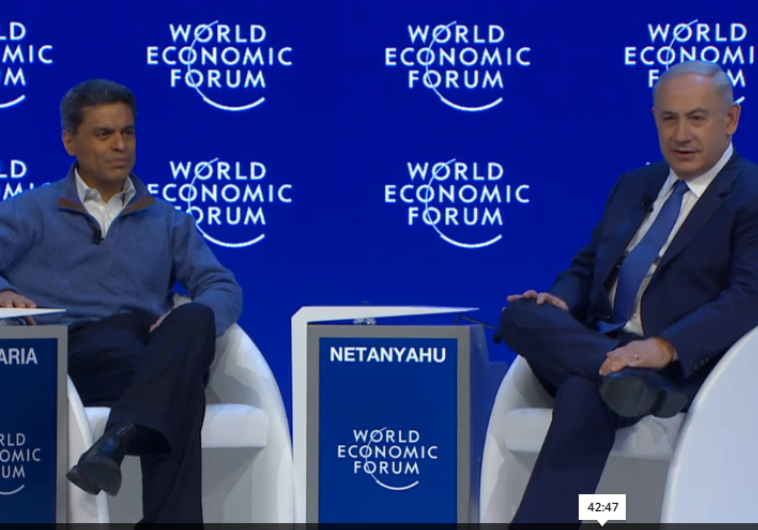 PM Netanyahu sits down with Fareed Zakaria at the Davos Economic Forum- Jan. 2016