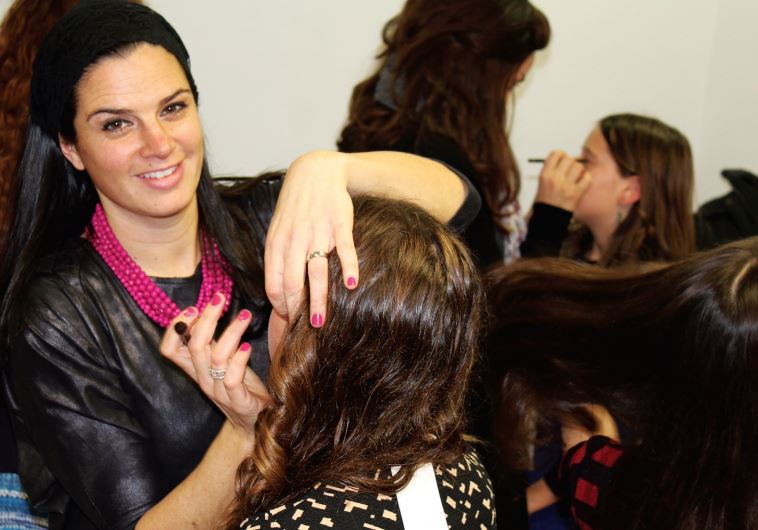 At the official launch of the Daniella label last Sunday night, with a fashion show at Katamon’s Hibba Center