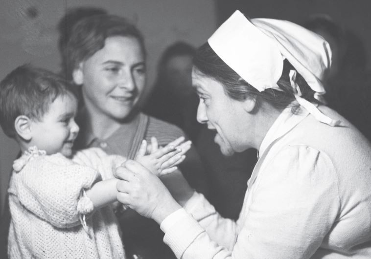 HEALTH CHECK at the WIZO baby home in Jerusalem.