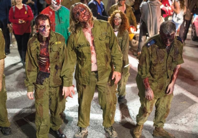 The annual Tel Aviv Zombie Walk