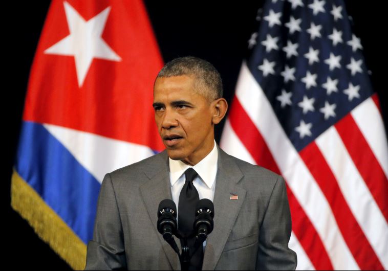 US President Barack Obama delivers a speech at the Gran Teatro in Havana Cuba March 22, 2016