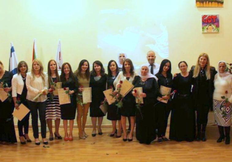 In the first scene - graduates of course instructors  finished getting certificats s