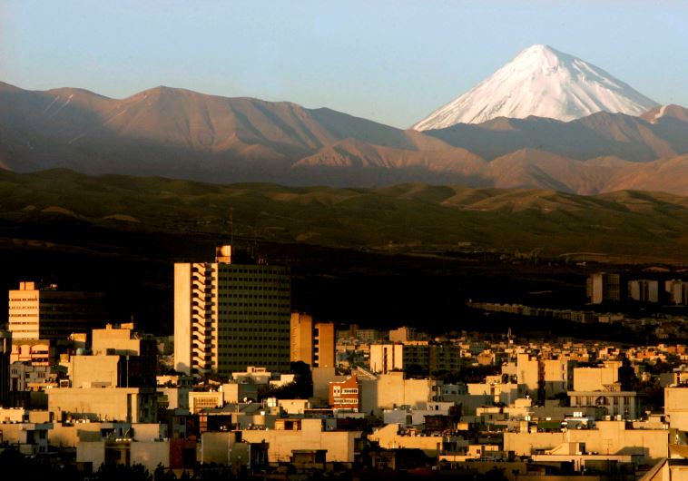 A general view of the Damavand summit northeast of Tehran, Iran