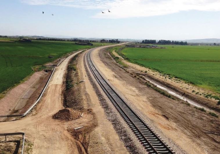 The new route on the Jezreel Valley Railway