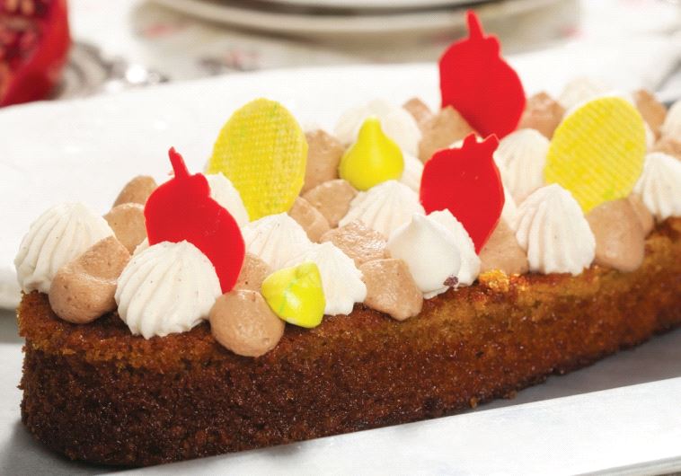 Honey and chocolate cake