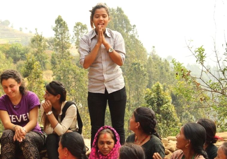 Israeli volunteers in Nepal train the local population to help improve conditions such as health and education