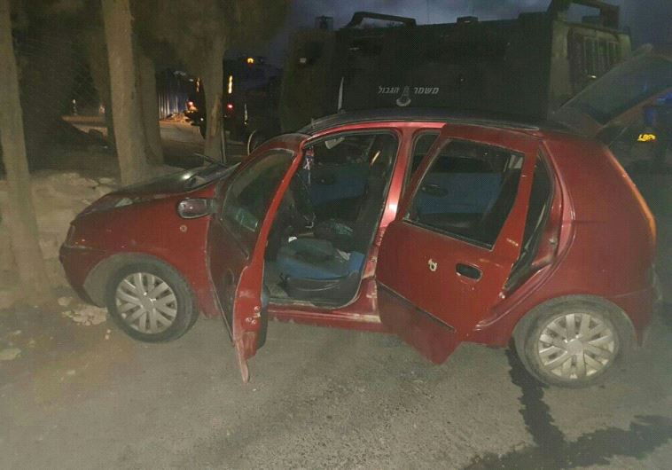 Ramming attack suspect's vehicle