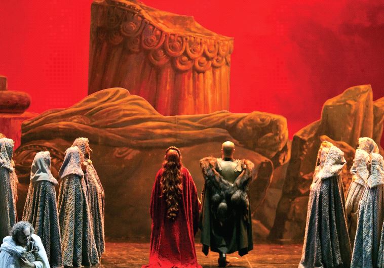 Israeli tenor Guy Mannheim performs in Bellini’s opera ‘Norma’