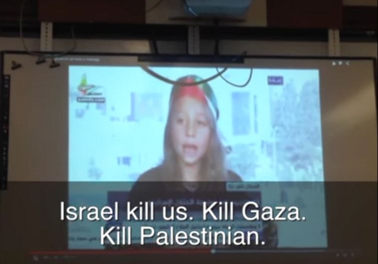 Children reacting to what they saw in the presentation