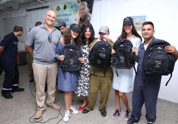 iami bat mitzva girl brings cheer to IDF soldiers with disabilities