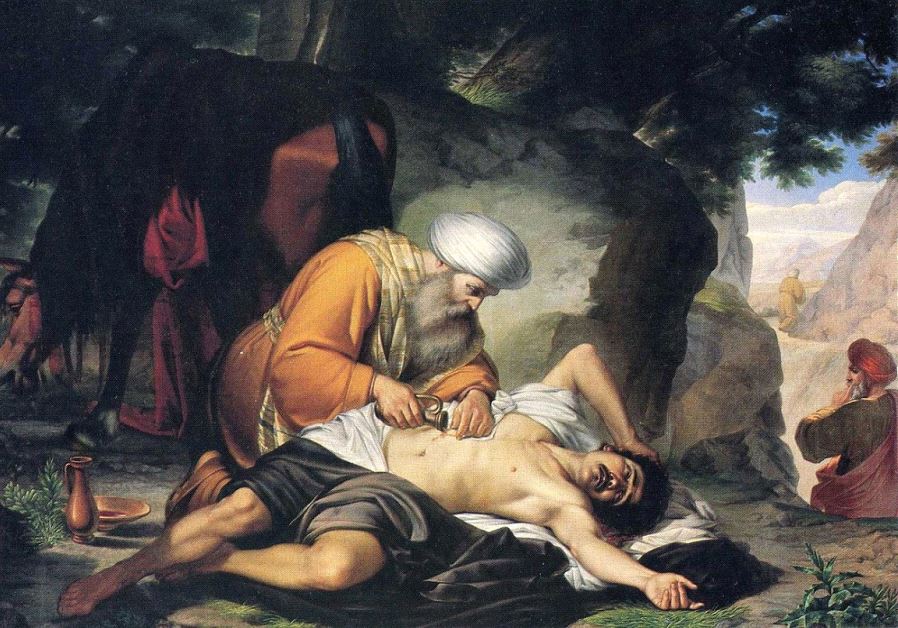 Compassion in action: an 18th-century Italian depiction of the Parable of the Good Samaritan by Giacomo Conti.