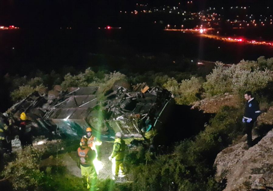 Site of bus crash near Maale Levona