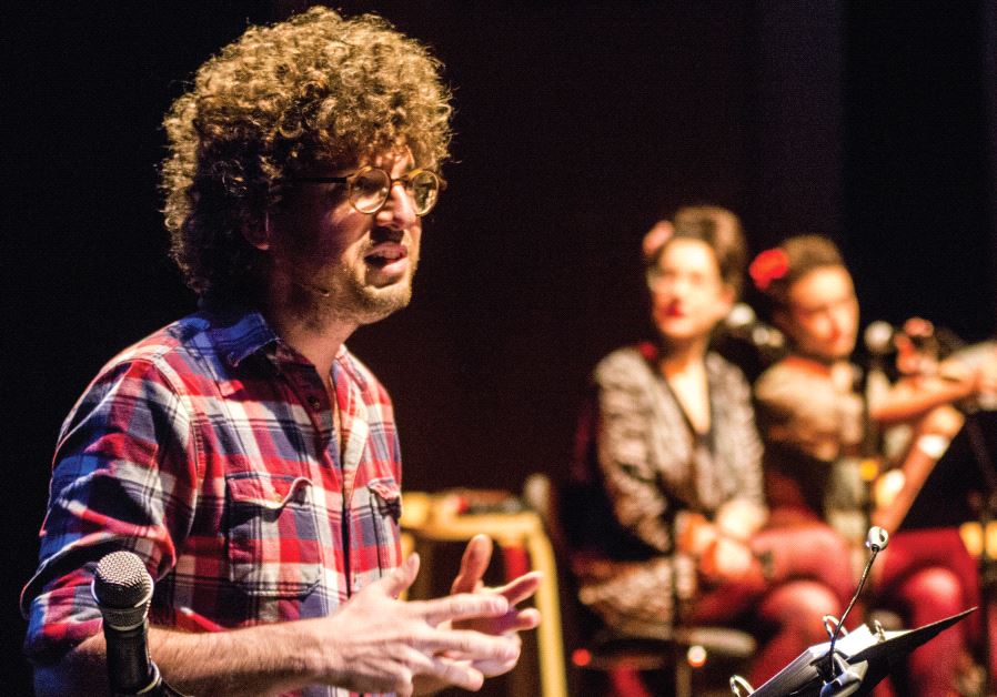 ‘Israel Story’ producer Mishy Harman performs last November at the Jewish Community Center Manhattan