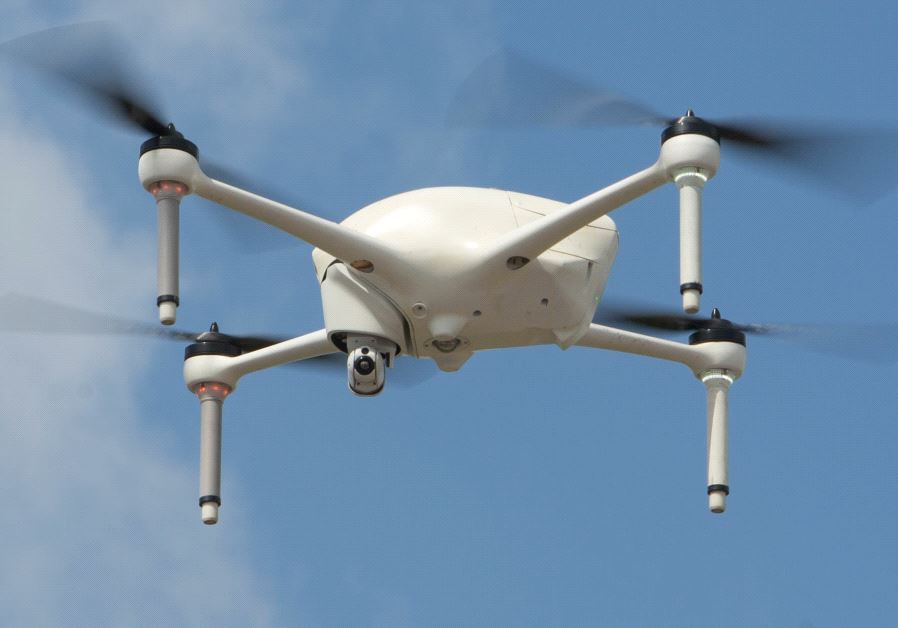 Optimus, a drone manufactured by Airobotics