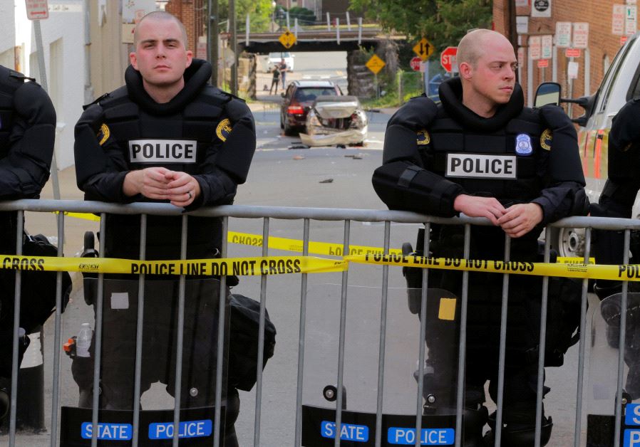 Virginia State Police in Charlottesville 